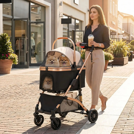 Poussette pour chien : Le Guide Complet pour Transporter Votre Toutou en Toute Sécurité