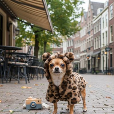 Manteau pour chien | Polaire Léopard