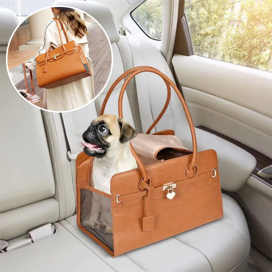 sac de transport chien | Élégant Cuir PU
