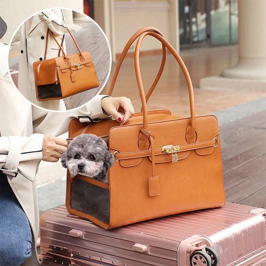 sac de transport chien | Élégant Cuir PU