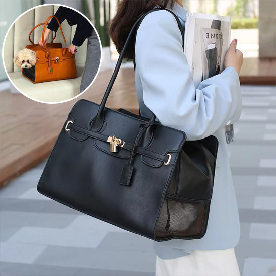 sac de transport chien | Élégant Cuir PU