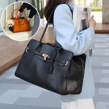 sac de transport chien | Élégant Cuir PU